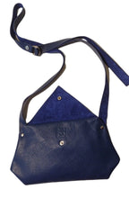 Load image into Gallery viewer, Purse_micro_cuir | bleu_roi