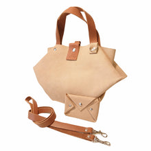 Load image into Gallery viewer, Sac Berlingo Cuir Fantasy Grained Nude Basket-Nada Bags Paris