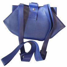 Load image into Gallery viewer, Sac Berlingo Cuir Wild Soft Electric Blue-Nada Bags Paris