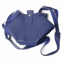 Load image into Gallery viewer, Sac Berlingo Cuir Wild Soft Electric Blue-Nada Bags Paris