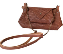 Load image into Gallery viewer, Pochette_Purse_Double_Micro_Tresse_Tabac_Chaine