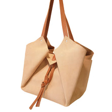 Load image into Gallery viewer, Sac Tulip Cuir Gaufré Vannerie Fantasy Grained-Nada Bags Paris