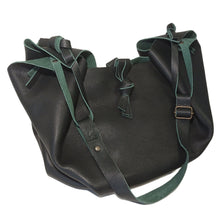 Load image into Gallery viewer, Sac Tulip Cuir Grained Forest-Nada Bags Paris