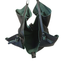 Load image into Gallery viewer, Sac Tulip Cuir Grained Forest-Nada Bags Paris