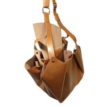 Charger l'image dans la galerie, Sac Tulip Cuir Stiff Smooth Caramel-Nada Bags Paris