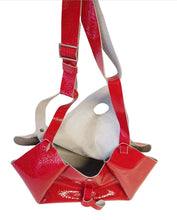 Load image into Gallery viewer, Tulip_knot_verni_rouge_3