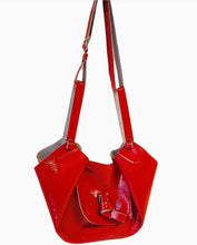 Load image into Gallery viewer, Tulip_knot_verni_rouge_2