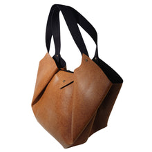 Load image into Gallery viewer, Sac Tulip Textile-Nada Bags Paris | camel