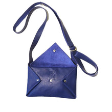 Load image into Gallery viewer, Post Micro cuir - Nada Bags Paris | electrique blue
